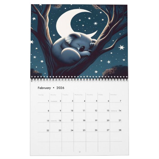 Koala Magic: Kalender van het Jaar 2025/2026 (Feb 2026)