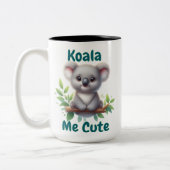 Koala Me Cute Tweekleurige Koffiemok (Links)