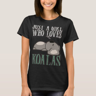 Koala Meisje die houdt van Koalas Beer Australië T-shirt