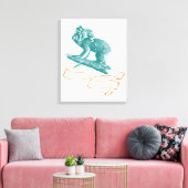 Koala met Baby Canvas Afdruk (Insitu (Woonkamer))