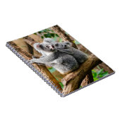 Koala met Baby in een boom in Australië Notitieboek (Rechterzijde)