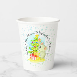 Koala met boom & Star Australian Kerstparty Papieren Bekers