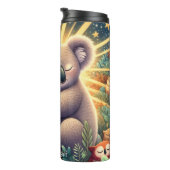 Koala met bosvrienden smokkelen thermosbeker (Geroteerd rechts)