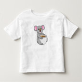 Koala met Coffee Cup Kinder Shirts (Voorkant)