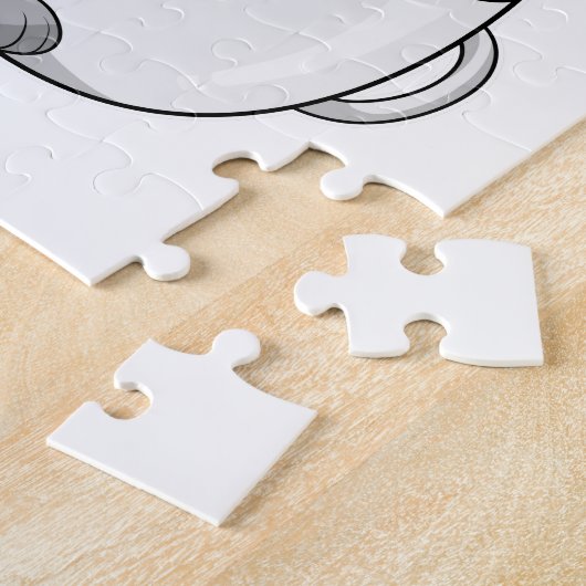 Koala met Coffee Cup Legpuzzel (Zijkant)