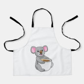 Koala met Coffee Cup Schort (Voorkant)
