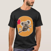 Koala met een stok t-shirt (Voorkant)
