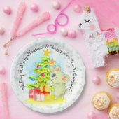 Koala met het 9-inch Australische kerstfeest Papieren Bordje (Feest)