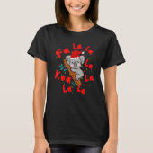 Koala met kerstman Koala voor vrouwen Ki T-shirt (Voorkant)