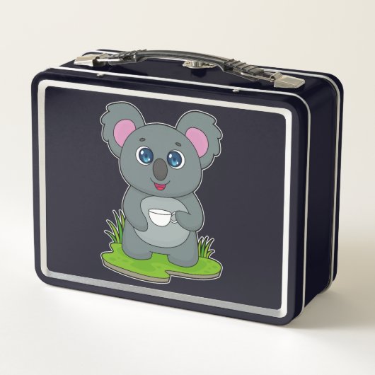 Koala met koffiebeker (Achterkant)