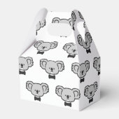 Koala met stropdas bedankdoosjes (Achterkant)