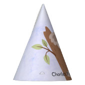 Koala met verjaardagstaart feesthoedjes (Links)