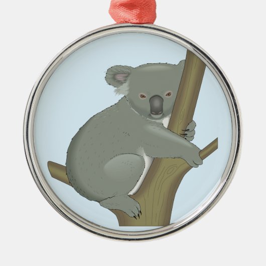Koala Metalen Ornament (Voorkant)