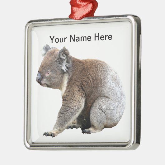 Koala Metalen Ornament (Links)