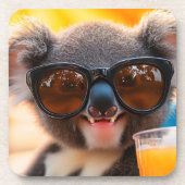 Koala mit Sommerfeeling Bier Onderzetter (Voorkant)