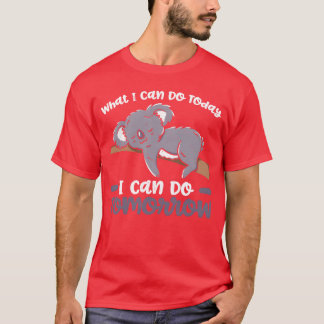 Koala-modus Aan Lifestyle Spirit Dier Dierentuinme T-shirt