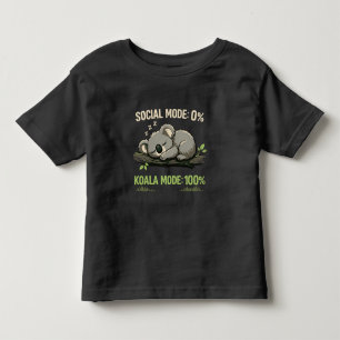 Koala Modus Funny Introvert Kinder Shirts