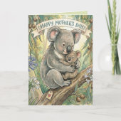 Koala Moederdag met Joey Kaart (Voorkant)