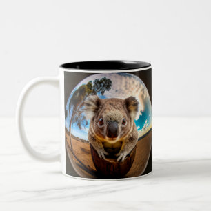 Koala-Mok Tweekleurige Koffiemok