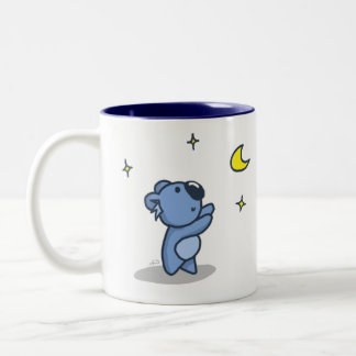 Koala Moon - Blauw Tweekleurige Koffiemok
