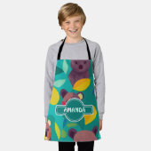 Koala Mozaïek Kleurrijk Gepersonaliseerd Patroon Schort (Gedragen)