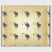 Koala Mum en Joey die het Riet van het Snoep Cadeaupapier (Vlak)