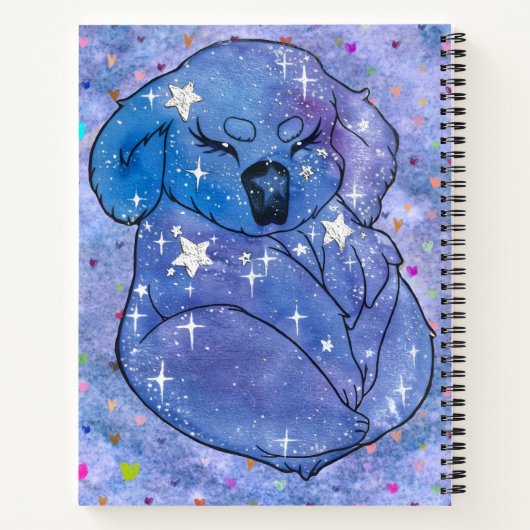 Koala named Seven Notitieboek (Achterkant)