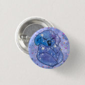 Koala named Seven Ronde Button 3,2 Cm (Voorkant /achterkant)