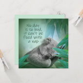 Koala Nap Kaart (Voorkant / Achterkant in situ)