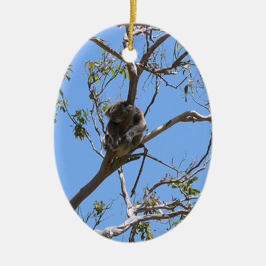 Koala Nap Keramisch Ornament (Voorkant)