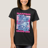 Koala Napping Champion T-shirt (Voorkant)