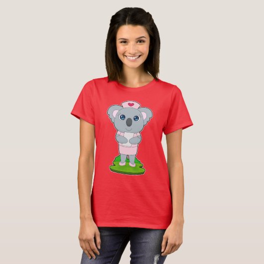 Koala Nurse T-shirt (Voorkant volledig)