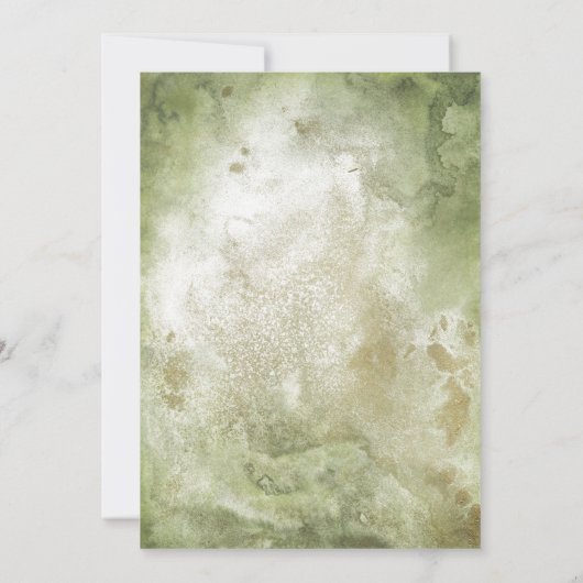 Koala Oerwoud Baby shower Uitnodiging (Achterkant)