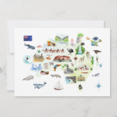 Koala Oerwoud Baby shower Uitnodiging (Achterkant)