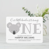 Koala om één dier uit te zetten kaart (Staand voorkant)