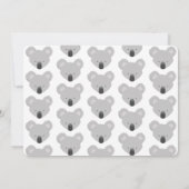 Koala om één dier uit te zetten kaart (Achterkant)