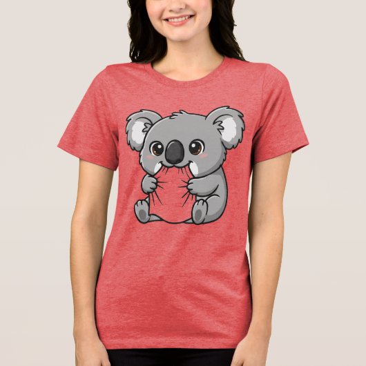 KOALA-ONTWERP T-SHIRT VOOR VROUWEN (Voorkant)