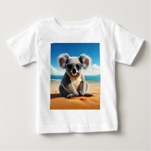 Koala op een zandstrand