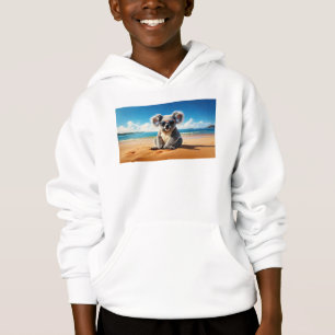 Koala op een zandstrand