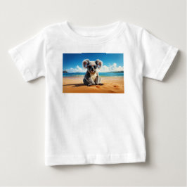 Koala op een zandstrand
