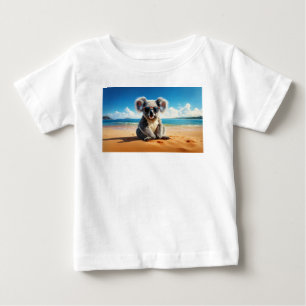 Koala op een zandstrand