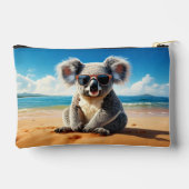 Koala op een zandstrand etui (Achterkant)