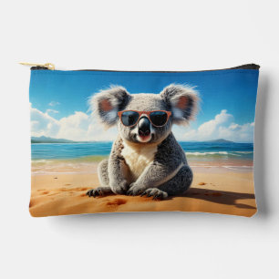 Koala op een zandstrand etui