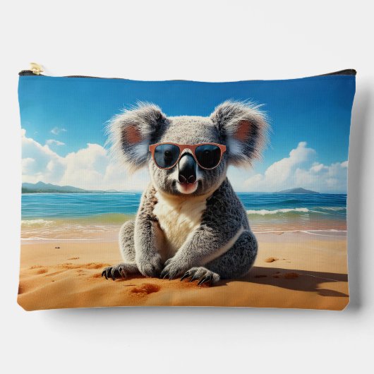 Koala op een zandstrand etui (Voorkant)