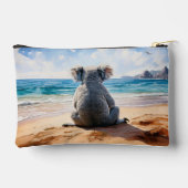 Koala op een zandstrand etui (Achterkant)