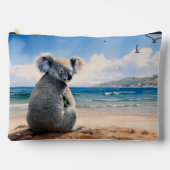 Koala op een zandstrand etui (Voorkant)