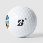 Koala op een zandstrand golfballen (Logo)