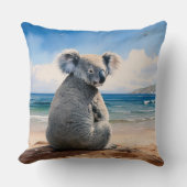 Koala op een zandstrand kussen (Voorkant)
