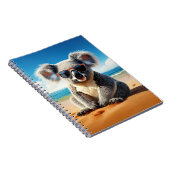 Koala op een zandstrand notitieboek (Rechterzijde)