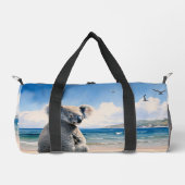 Koala op een zandstrand plunjezak (Voorkant)